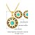 cheap Jewelry Sets-Turquoise Jewelry Set - Rhinestone, Turquoise Vintage, Party, Work Include Pendant For / Earrings / Necklace