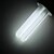 abordables Ampoules électriques-E27 t3 2u 9w 600-700lm pi65 6000-6500k ampoules blanches de lumière blanche cfl (ac220v)