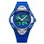 billige Trendy klokker-SKMEI Armbåndsur Quartz Japansk Quartz Silikon Svart / Blå / Rosa Hverdagsklokke damer Sjarm Fritid Tegneserie - Svart Blå Rosa To år Batteri Levetid / Maxell626 + 2025