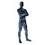 Χαμηλού Κόστους Zentai Στολές-Στολές Zentai Ολόσωμη εφαρμοστή στολή ήρωα Κοστούμια Ολόσωμα κοστούμια Ninja Ενηλίκων Στολές Ηρώων Φύλο Μπλε Στάμπα Βελούδο Ανδρικά Γυναικεία Halloween / Υψηλή Ελαστικότητα
