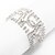 voordelige Armbanden-Helder Zirkonia Kubieke Zirkonia Armband sieraden Zilver Voor Bruiloft Feest Vuosipäivä Verjaardag Verloving