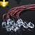cheap Other Parts-10MM LED Light-Emitting Diode With A Line Of Light DC12V Hair Red / White / Blue / Yellow / Green(10Pcs)