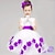 Недорогие Платья-Девушки &#039; Без рукавов Цветочный принт 3D печатная графика Платья С цветами Хлопок Платье Лето Дети (1-4 лет) Тонкие