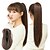Χαμηλού Κόστους Ποστις-Κλιπ Μέσα/Πάνω Ίσια Αλογορουρές Συνθετικός Κομμάτι μαλλιών Hair Extension 22 Ίντσες Μπεζ Πάρτι