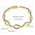 baratos Vip Deal-extravagante novo ouro pulseira link 18k chapeado pulseira cadeia pulseira de strass swa para as mulheres de alta qualidade