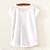 cheap Women&#039;s T-shirts-Women&#039;s Round Neck T-shirt , Cotton Blends Short Sleeve