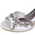 ieftine Pantofi de Mireasă-Pentru femei pantofi de nunta Sandale de cristal Nuntă Vară Cristal Toc Stilat Pantofi vârf deschis De Bază Satin Satin întins Mată Argintiu Negru Alb