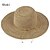voordelige Bruiloft Zendspoel-export raffia stro famale outdoor / strand / zon hoed (meer kleuren)