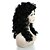 Χαμηλού Κόστους Συνθετικές Trendy Περούκες-Συνθετικές Περούκες Στυλ Περούκα Μαύρο Κατάμαυρο Μαύρο Περούκα μαύρο Περούκα
