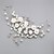 billige Bryllupshodeplagg-krystall imitasjon perle legering blomster hodeplagg klassisk feminin stil