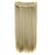 Χαμηλού Κόστους Κλιπ στις επεκτάσεις-Συνθετικές Επεκτάσεις Ίσιο Συνθετικά μαλλιά 24 inch Hair Extension Κλιπ Μέσα / Πάνω Ξανθό Γυναικεία Καθημερινά