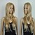 cheap Synthetic Trendy Wigs-women s blonde long curly punk wig