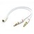 preiswerte Audiokabel-Dual-3,5-mm-Stecker auf einzelne weibliche Kopfhörermikrofon Audio-Splitter-Kabel für Handy&amp;amp; Tablette&amp;amp; Laptop