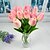 olcso Művirág-Műanyag minimalista stílusú Csokor Asztali virág Csokor 6