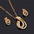 זול סט תכשיטים-Women&#039;s Unisex Synthetic Diamond Rhinestone Imitation Diamond Jewelry Set Earrings Necklace - Vintage Cute Party Work Casual Cute Style