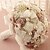 abordables Fleurs de mariage-Fleurs de mariage Bouquets Mariage Perle / Dentelle / Strass 26cm