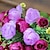 abordables Fleurs artificielles-Fleurs artificielles 1 Une succursale Style Simple Camélia Fleur de Table