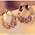 cheap Earrings-Women&#039;s Crystal Stud Earrings Fashion Druzy Rhinestone Earrings Jewelry Golden For Daily