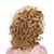 tanie Peruki syntetyczne modne-Peruki syntetyczne Curly Curly Z grzywką Peruka Blond Długość średnia Brąz z blondem Włosie synetyczne Damskie Blond