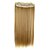 billige Syntetisk hårforlengelse-Hairextensions med menneskehår Rett Syntetisk hår 24 tommers Hår extension Klipp I / På Blond Dame Daglig