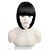cheap Synthetic Wigs-Short Straight Fashion Heat Resistant Fiber Synthetic BOB Wig with Full Bang