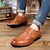 Χαμηλού Κόστους Ανδρικά Oxfords-Ανδρικά Τα επίσημα παπούτσια Bullock Παπούτσια Άνοιξη / Φθινόπωρο παπούτσια Μπούλοκ Causal Oxfords Δέρμα Μαύρο / Καφέ