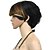Χαμηλού Κόστους Συνθετικές Trendy Περούκες-Συνθετικές Περούκες Ίσιο Στυλ Χωρίς κάλυμμα Περούκα Ανάμεικτο Χρώμα Συνθετικά μαλλιά Γυναικεία Πολύχρωμο Περούκα μαύρο Περούκα