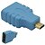 رخيصةأون كابلات HDMI-HDMI الإناث إلى الذكور محول مايكرو HDMI-الأزرق