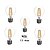 cheap Light Bulbs-5pcs 4 W 2800-3200 lm E26 / E27 LED Filament Bulbs A60(A19) 4 LED Beads COB Dimmable Warm White 100-240 V / 5 pcs / RoHS
