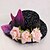 cheap Headpieces-Flower Girl Polyester/Cotton Hats With Roses Wedding/Party Headpiece