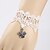 preiswerte Armbänder-Hochzeitsblumen Armbandblume Hochzeit Spitze 0.39inch