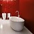 billiga Badkarskranar-Badkarskran - Nutida Krom Golvmonterad Keramisk Ventil Bath Shower Mixer Taps / Singel Handtag Ett hål