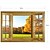 halpa Seinätarrat-Kasvitieteellinen Maisema Vapaa-aika Wall Tarrat 3D-seinätarrat Koriste-seinätarrat materiaali Irroitettava Kodinsisustus Seinätarra