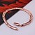 cheap Bracelets-Bracelet/Chain Bracelets Copper / Rose Gold Plated Wedding / Party / Daily / Casual Jewelry Gift Rose Gold,1pc