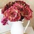 זול פרח מלאכותי-סט l 18 &quot;של סומק פרחי בד משי ורדים 6 אביב