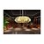 billige Pendellys-Wrought Iron Light, Pendant Lights Contemporary Contracted Style Ceiling 1  Light,Outside Iron  wooden Primary colors