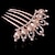 cheap Headpieces-Alloy Hair Combs With Pearl/Rhinestone Wedding/Party Headpiece