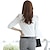 cheap Women&#039;s Blouses &amp; Shirts-Women&#039;s V Neck Shirt , Chiffon Long Sleeve