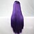 cheap Costume Wigs-Cosplay Costume Wig Synthetic Wig Straight Straight Asymmetrical Wig Long Violet Synthetic Hair 28 inch Women&#039;s Natural Hairline Purple