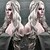 Χαμηλού Κόστους Στολές με Θέμα Ταινίες &amp; TV-Παιχνίδι των θρόνων Υπερήρωες Η βασίλισσα Daenerys Targaryen Περούκες για Στολές Ηρώων Γυναικεία 75CM Συνθετική ίνα Περούκα Anime