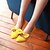 Χαμηλού Κόστους Γυναικεία Τακούνια-Γυναικεία παπούτσια - Γόβες - Φόρεμα - Χοντρό Τακούνι - Με Τακούνι / Μυτερό - Φλις - Μαύρο / Κίτρινο / Κόκκινο