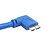 abordables Unidades de memoria USB-usb OTG 3.0 una hembra tipo de micro b cable de 90 grados masculina para la galaxia Note3&amp;amp; s5 20cm