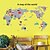 cheap Wall Stickers-Wall Stickers Wall Decal World Map Removable Washable PVC