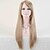 cheap Synthetic Trendy Wigs-Synthetic Wig Straight Minaj Straight Asymmetrical Wig Blonde Long Light Blonde Synthetic Hair 25 inch Women&#039;s Natural Hairline Blonde