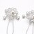 ieftine Casca de Nunta-headpieces femei / fetita cu flori agrafe de cristal / aliaj / imitație de perle 4 bucăți