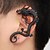 cheap Earrings-Men&#039;s Women&#039;s Ear Cuff Climber Earrings Dragon Ladies Punk European Fashion Earrings Jewelry Bronze / Black / Silver For Daily