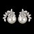 お買い得  イヤリング-女性用 ドロップイヤリング ファッション 真珠 キュービックジルコニア イヤリング ジュエリー シルバー 用途 日常 1個