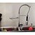 cheap Kitchen Faucets-Kitchen faucet - Single Handle One Hole Chrome Deck Mounted Contemporary Kitchen Taps