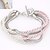 cheap Bracelets-Fashion Rope Bracelet Jewelry Black / Purple / Pink For Daily