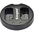 cheap Chargers-KingMa® Dual Slot USB Battery Charger for SONY NP-FW50 Battery for NEX-5C NEX-C3 NEX-7 A33 A55 NEX-5N NEX-F3 SLT-A37 NEX-7 Camera
